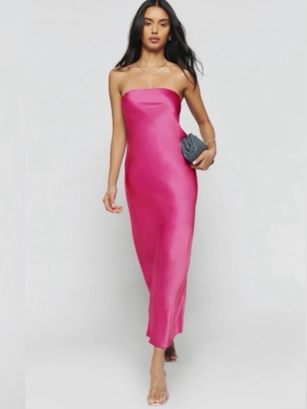 Reformation Joana Silk Midi Slip Dress- Size Medium